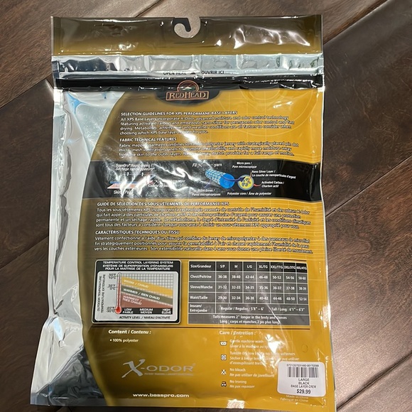 NWT Redhead Base Layer Crew Lightweight 1.0 - Picture 5 of 8